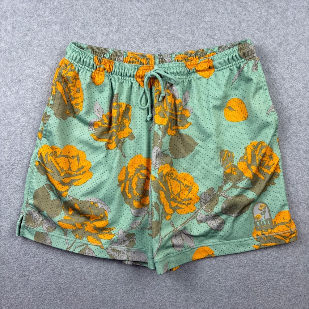 Nike Shorts Mens XL Rose City Sportswear All Over Print Mesh Floral FJ1651-308